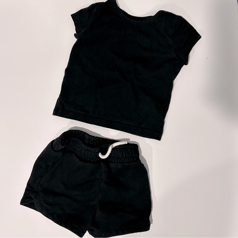 Circo Black Short Sleeve/Shorts Outfit